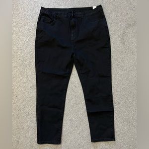 SHEIN High Waist Skinny Jeans Black Stretchy Fabric 4X (Size 20)